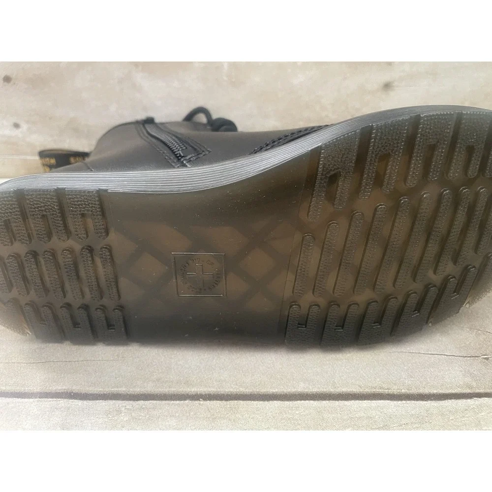 Dr. Martens Doc Youth Kids Side Zip Combat Boots Size 3 Black 1460J Single Shoe‎